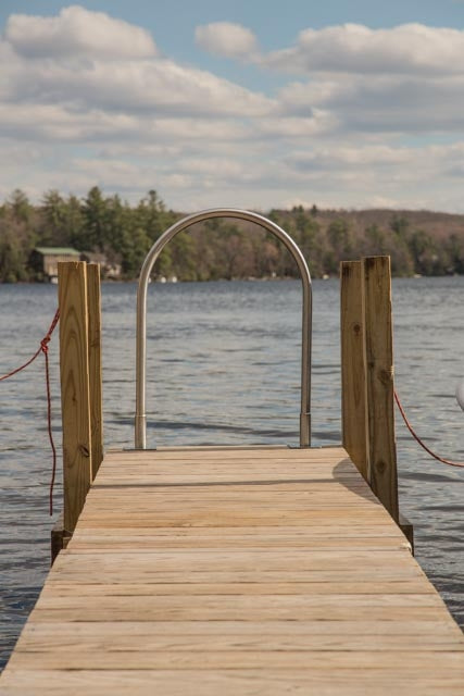 L-0500-SS Boarding Assist Rail with a U-Shaped Handle