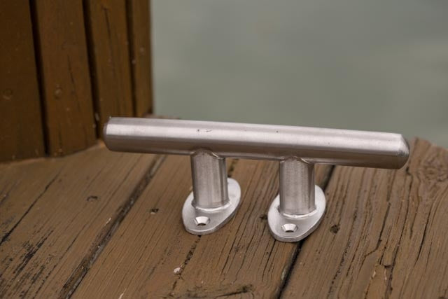 L-0708-SS Stainless Steel Dock Cleat- 8"
