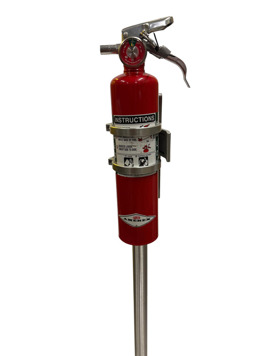 Floor-Mounted Fire Extinguisher Pedestal