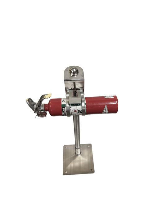 Floor-Mounted Fire Extinguisher Pedestal