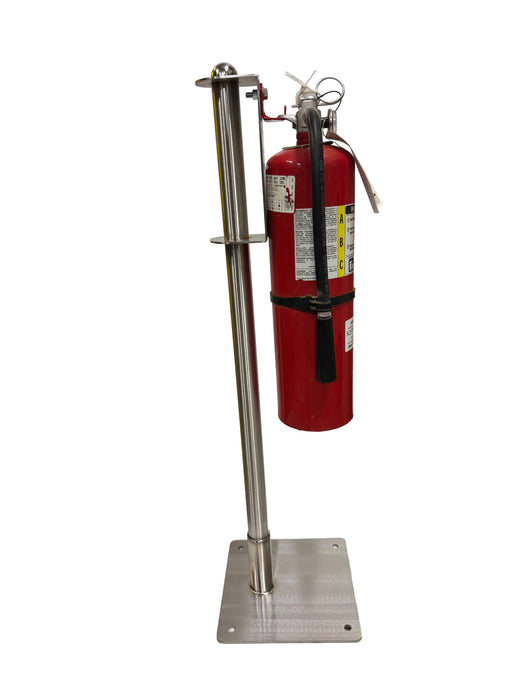 Floor-Mounted Fire Extinguisher Pedestal