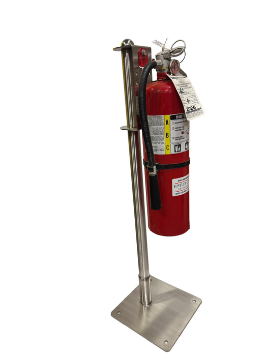Floor-Mounted Fire Extinguisher Pedestal